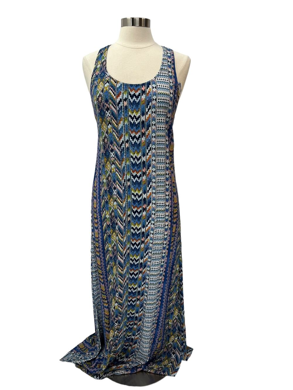 GIANNI BINI Sleeveless Maxi Dress Aztec Layla NWT $99